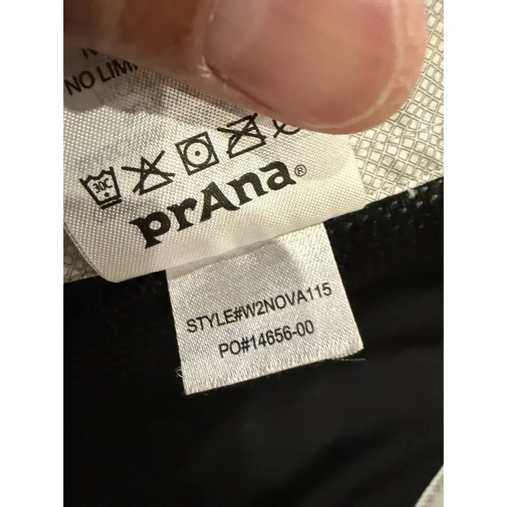prAna Womens Light Green Full Zip Hooded Windbreaker Jacket Size L W2NOVA115